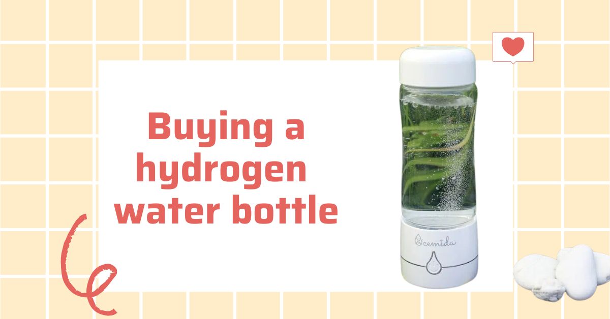 buying a hydrogen water bottle